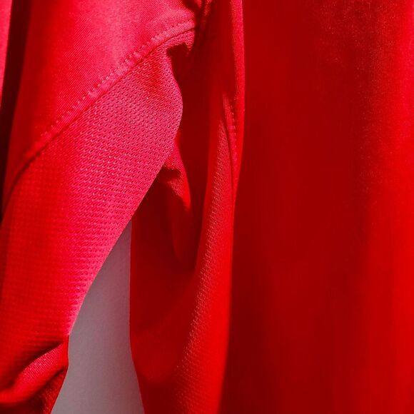 Nike ELITE DriFit Hoodie MED Red/Black Swoosh Light Activewear Perforated/Solid - Picture 7 of 14